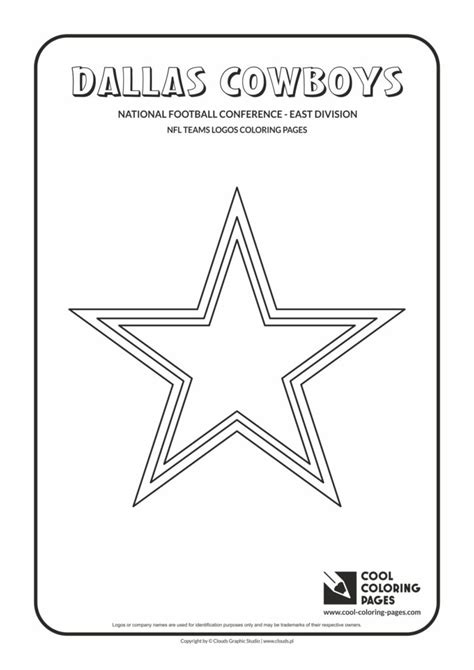 Download and print these nfl logo coloring pages for free. Cool Coloring Pages Dallas Cowboys - NFL American football ...