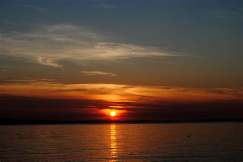 Free Images Sea Water Ocean Horizon Cloud Sun Sunrise Sunset