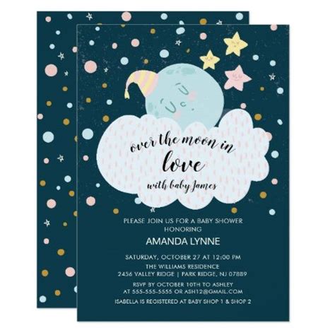 Include a sentence or two at the opening of your email to show you're familiar with the recipient's work, like this Over the Moon Love Baby Shower Invitation | Zazzle.com | Baby shower book, Baby shower ...