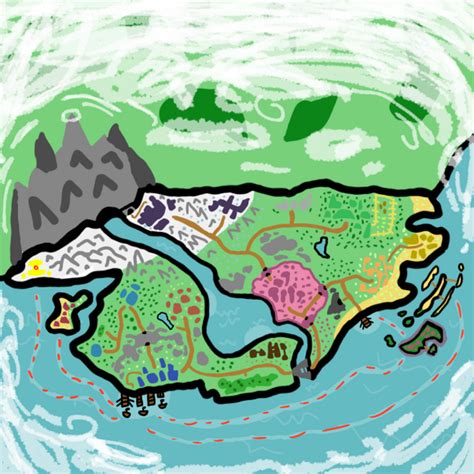 My Fakemon Region Map Concept Fandom