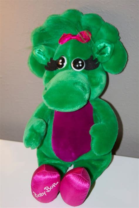 Barney Baby Bop Plush Toy 1992 Plush Toy Barney Bop