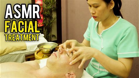 Asmr Facial Treatment Very Soft Face Massage Asmr Barber Youtube