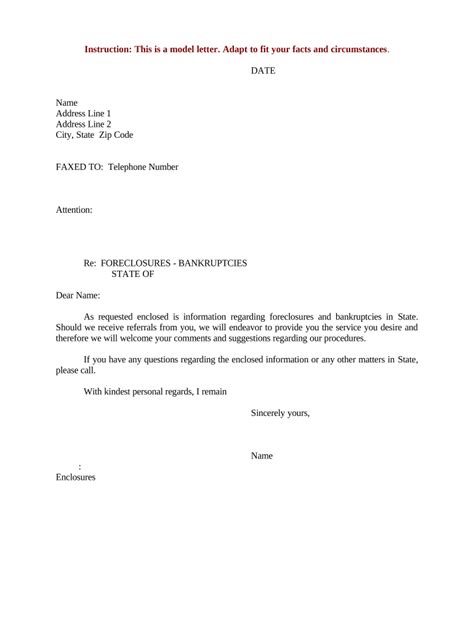 Foreclosure Letter Sample Fill Out And Sign Online Dochub