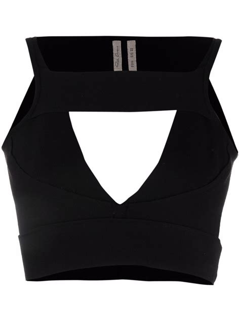 Rick Owens Sling Cut Out Bra Farfetch