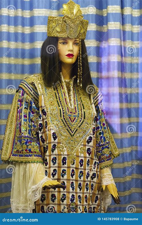 Tunisia Djerba Traditional Wedding Berber Costume Editorial Stock