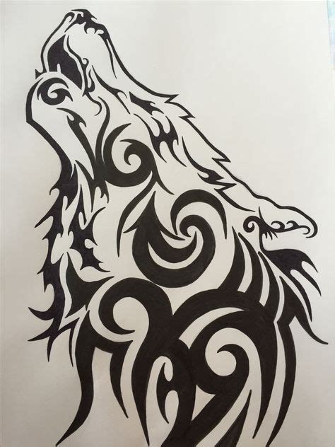 Super Drawing Wolf Tribal Wolves 55 Ideas Wolf Tattoos Tribal Wolf