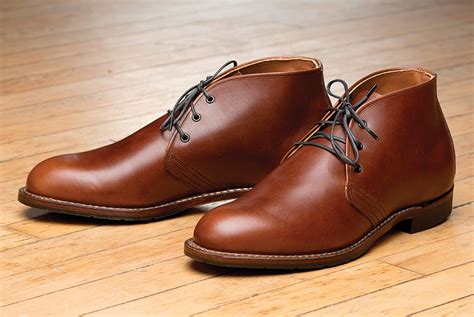 Red wing beckman 9016 cigar & 9011 black cherry gentleman traveler boots. Red Wing Heritage Beckman Oxford and Chukka