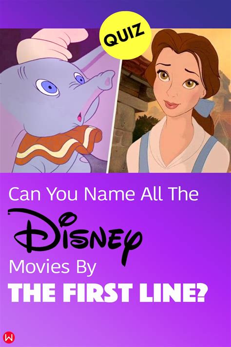Quiz Can You Name All Of These Disney Movies By Just Character Names Artofit