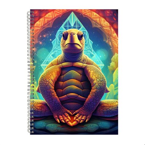 Psychedelic Sea Turtle Gift Idea A Notepad Shop Today Get It