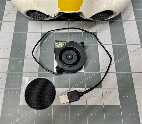 Single Helmet Cooling Fan Kit Etsy