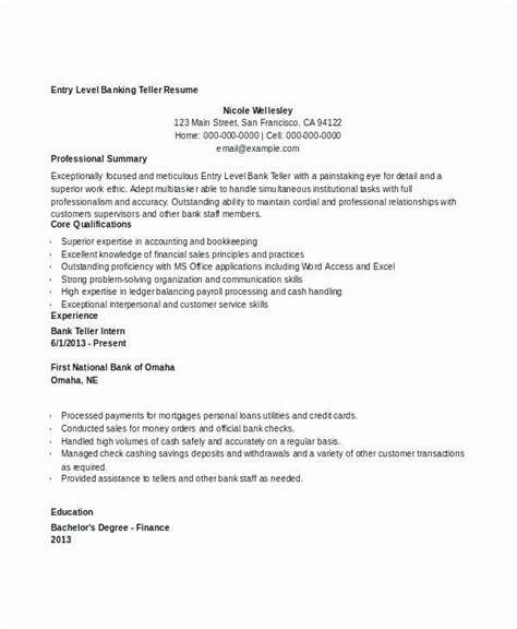 Personal Banker Job Description For Resume Very Good Resume For Personal Banker Elegant Perso