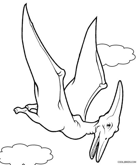 Dinosaur coloring pages are a great way for kids to learn about prehistoric species. Pterodactyl Dinosaur Coloring Pages | Dinosaur coloring ...