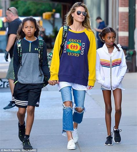 Heidi klum and seal were married for seven years before calling it quits in 2012, and it was alleged that he couldn't handle being married to a woman. Heidi Klum is a Gucci mom in designer sweatshirt in New ...