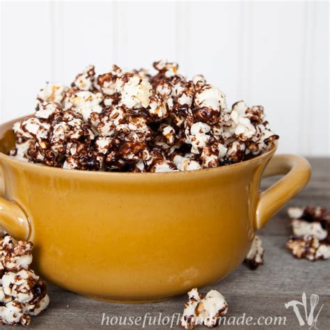 Dark Chocolate Caramel Popcorn A Houseful Of Handmade