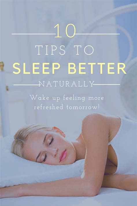 Tips To Improve Sleep Naturally Sleep Better Tips Latest Health News