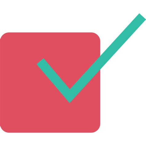 Red Check Mark Icon At Getdrawings Free Download