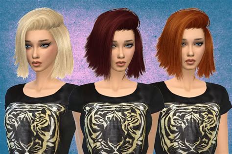Sims 4 Hairs Pllumbobbilypixels Stealthic High Life Hairstyle Retextured