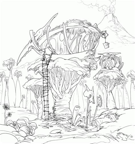 Treehouse tv now has a group. Free Tree House Coloring Pages - Coloring Home