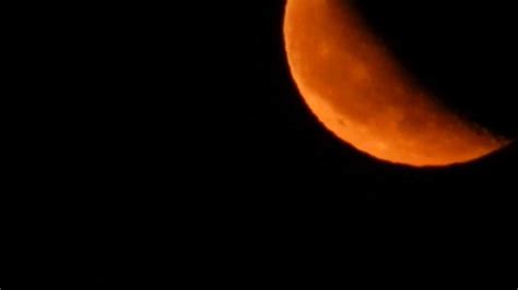 Red Moon Waning Crescent 10 Sept 2012 Youtube