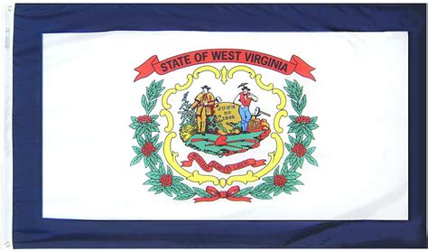 Buy West Virginia 3x5 Nylon Flag Flagline