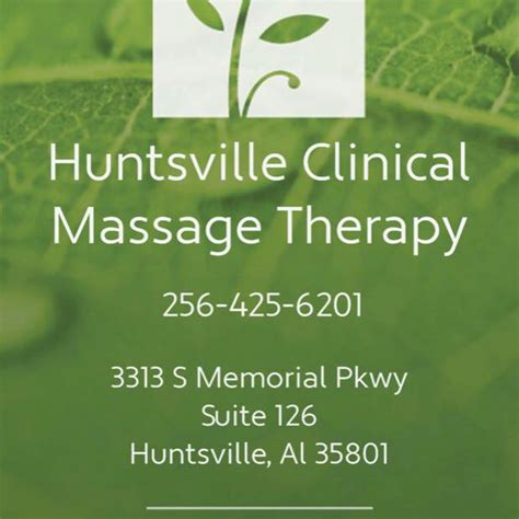 Huntsville Clinical Massage Therapy Huntsville Al