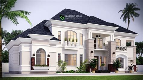 Architectural Design Of A Proposed Modern 5 Bedroom Bungalow With