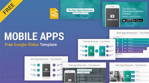 Create your mobile app without coding needed! Mobile Apps Free Google Slides Presentation Template ...