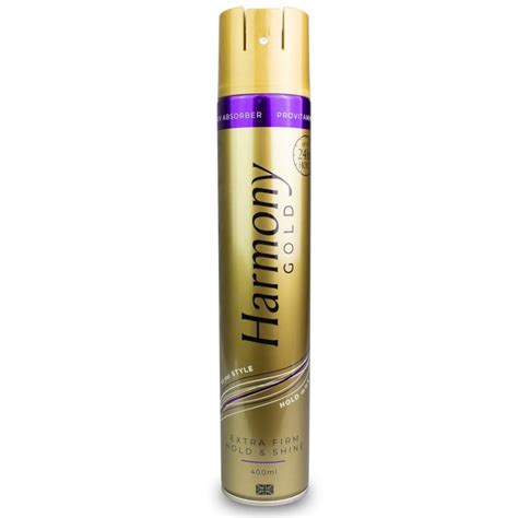 Harmony Gold Hairspray Ml Extra Firm Hold Shine Hair Care B M