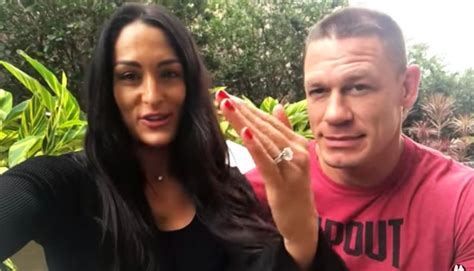 Engagement Ring Inside The Wwe Ring Nikki Bella And John Cena ~ Jewelove