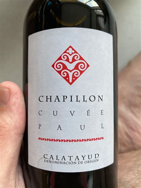2019 Chapillon Calatayud Cuvée Paul Spain Aragón Calatayud