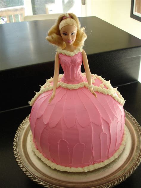 Looks Homemade Barbie Cake Barbie Pink Cake