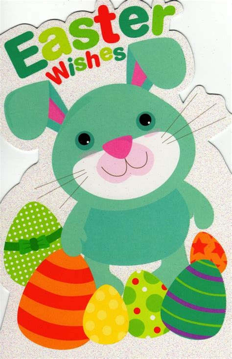 Wish loved ones a happy easter with online easter cards. Cute Easter Bunny Shaped Happy Easter Greeting Card | Cards | Love Kates