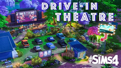Building A Drive In Movie Theatre In The Sims 4 Nocc Taffissimo