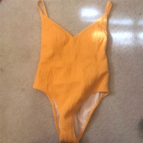 Kendall And Kylie Swim Kendall And Kylie Yellow Bathing Suit Poshmark