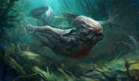 Portal Dos Mitos Berberoka Swamp Creature Creature Concept Art