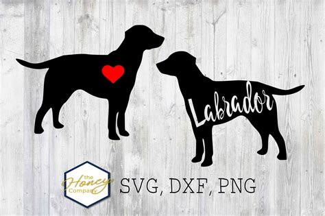 Lab SVG PNG DXF Labrador Outline Instant Download Silhouette | Etsy