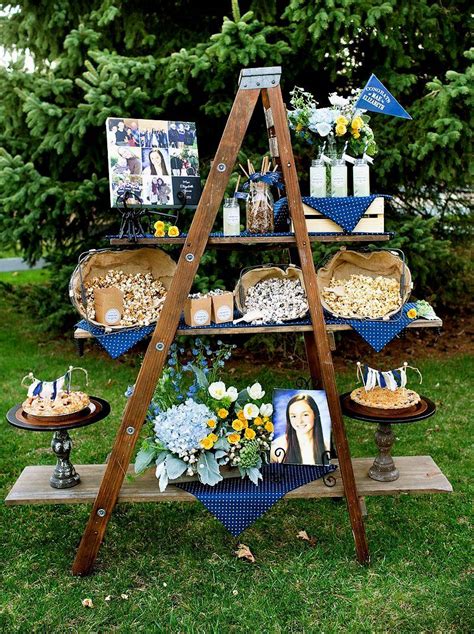May 07, 2021 · a graduation party theme adds a fun touch to your event, as well as help guide your decorating (and menu) planning. outdoor graduation party decoration ideas | Outdoor graduation parties, Outdoor graduation party ...