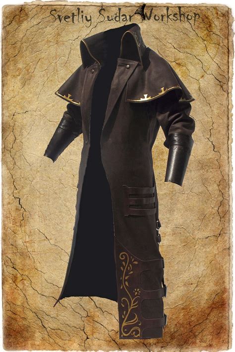 Armored Duster Fashion Steampunk Clothing Fantasy Clothing