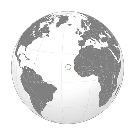 Location Of The Cape Verde In The World Map
