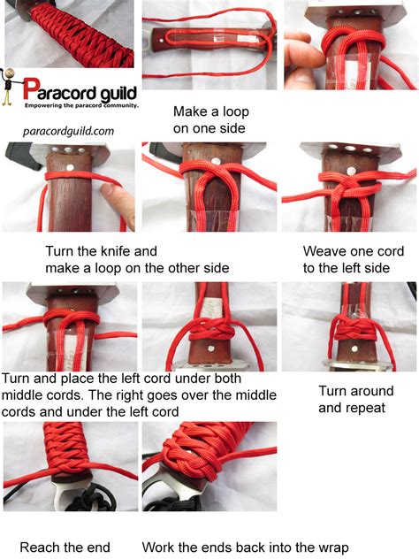 Knowledge is the key to survival when the shtf! How to make a paracord knife wrap - Paracord guild