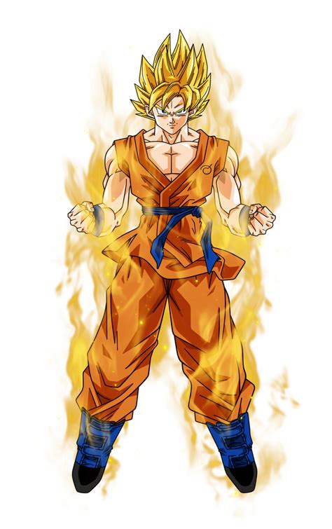 Goku Super Saiyan Aura By Bardocksonic On
