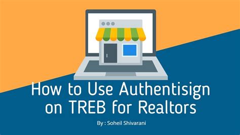 How To Use Authentisign On Treb For Realtors Youtube