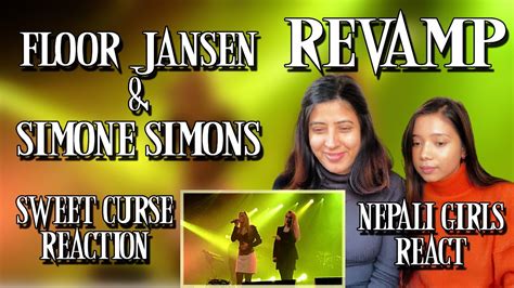 Nepali Girls React Revamp Sweet Curse Live Reaction Floor Jansen Simone Simons Youtube