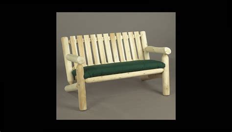 4 Foot Outdoor Settee By Rustic Cedar Furniture