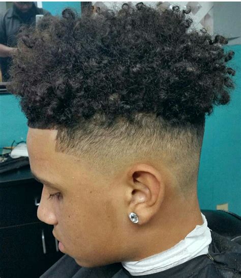 Low Fade Drop Haircut Black Men