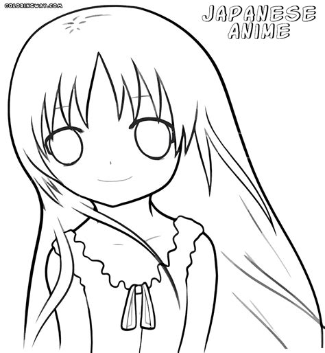 Japanese Anime coloring pages | Coloring pages to download and print