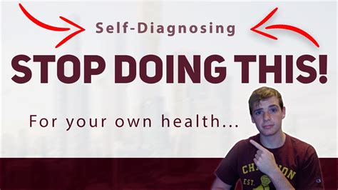 The Dangers Of Self Diagnosing Mental Health Advice Youtube