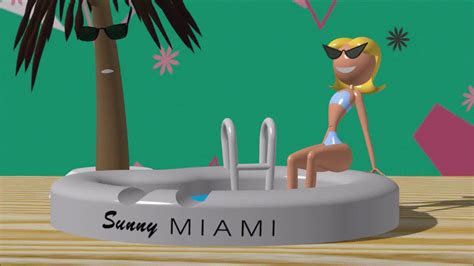 Knick Knack Sunny Miami At The Pool By Thereedster On Deviantart