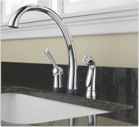 Explore the innovative pilar® kitchen collection of kitchen products now available from delta faucet. Delta 4380T-DST Pilar Single Handle Kitchen Faucet with ...