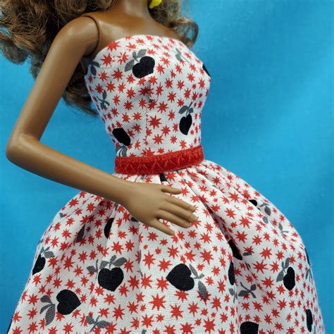 Barbie Dress Handmade Barbie Doll Clothes Etsy